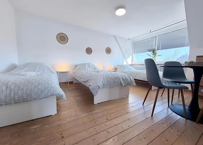 아파트 Sleepwell-nordhorn Ii Neu & Modern Zentrale Lage 노드혼